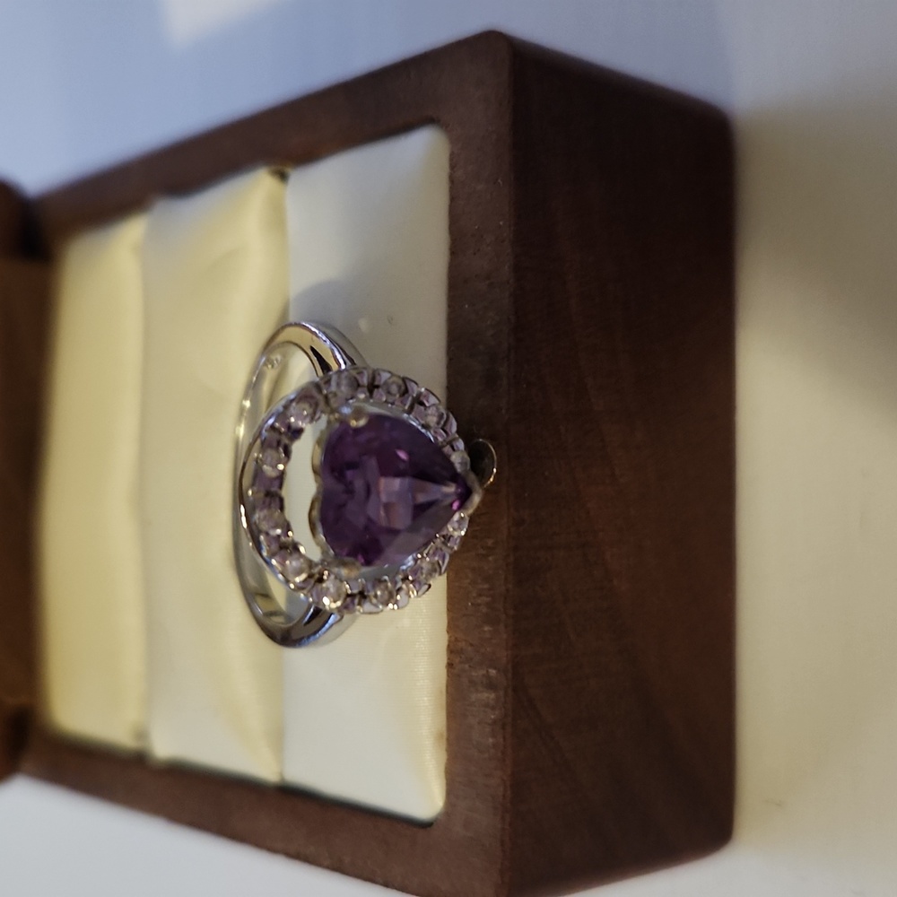 Purple Stone Ring - image 5